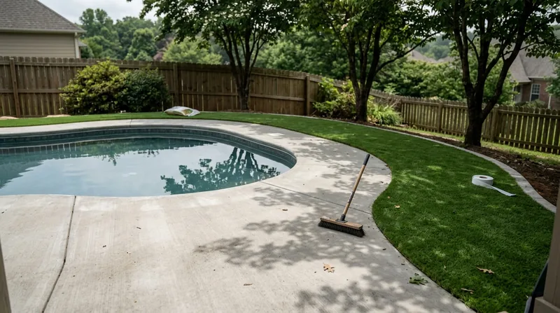 Pool Surround Turf Chattanooga